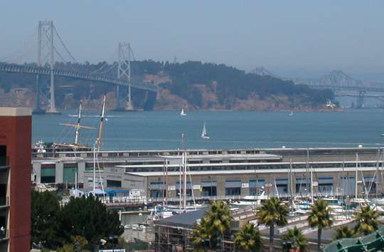 View of Treasure Island from SBC Park